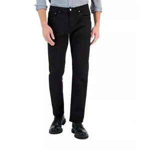 Michael Kors Grant Faded Black Classic Fit Straight Leg Jeans 36 X 32